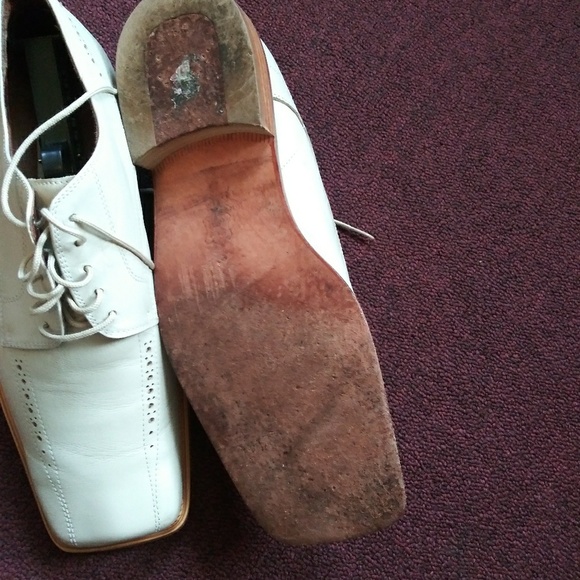 Mens white Dress or casual shoe sz 11 - Picture 2 of 3